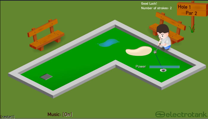 Play Electrotank Mini Golf Free online games with