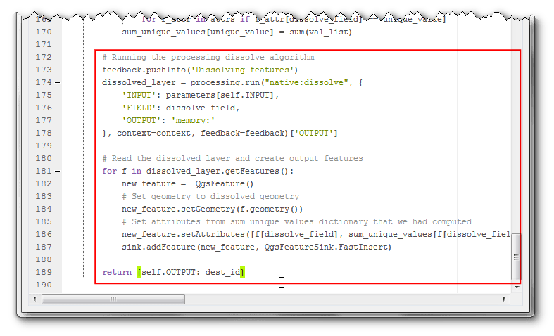 Writing Python Scripts for Processing Framework (QGIS3) — QGIS