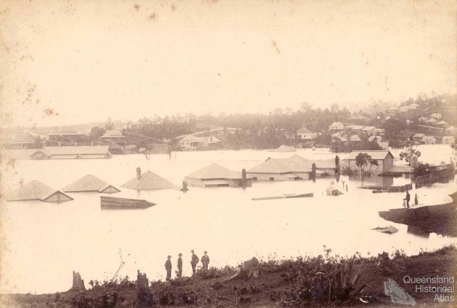 1893 flood, Brisbane River Queensland Historical Atlas
