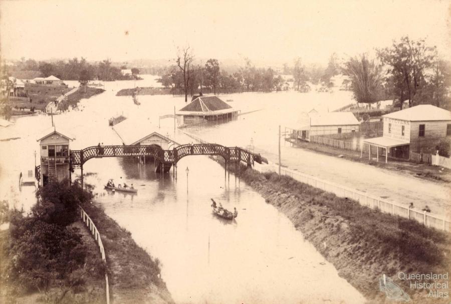 1893 flood, Brisbane River Queensland Historical Atlas