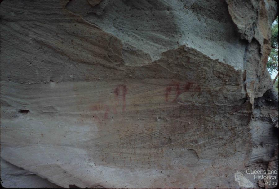 Aboriginal art, Carnarvon 1979 Queensland Historical Atlas