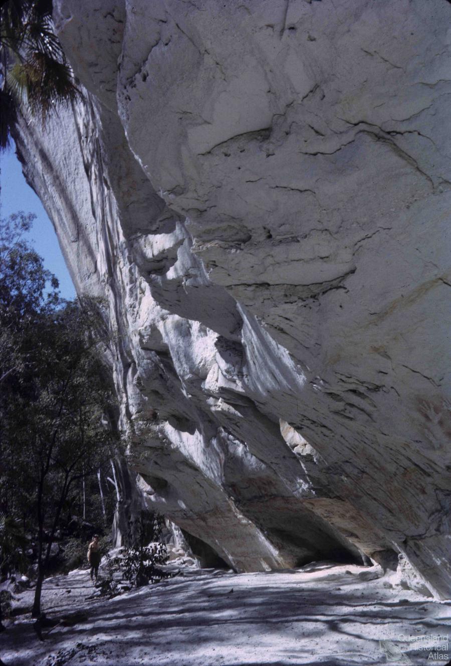 Aboriginal paintings, Carnarvon National Park, 1965 Queensland