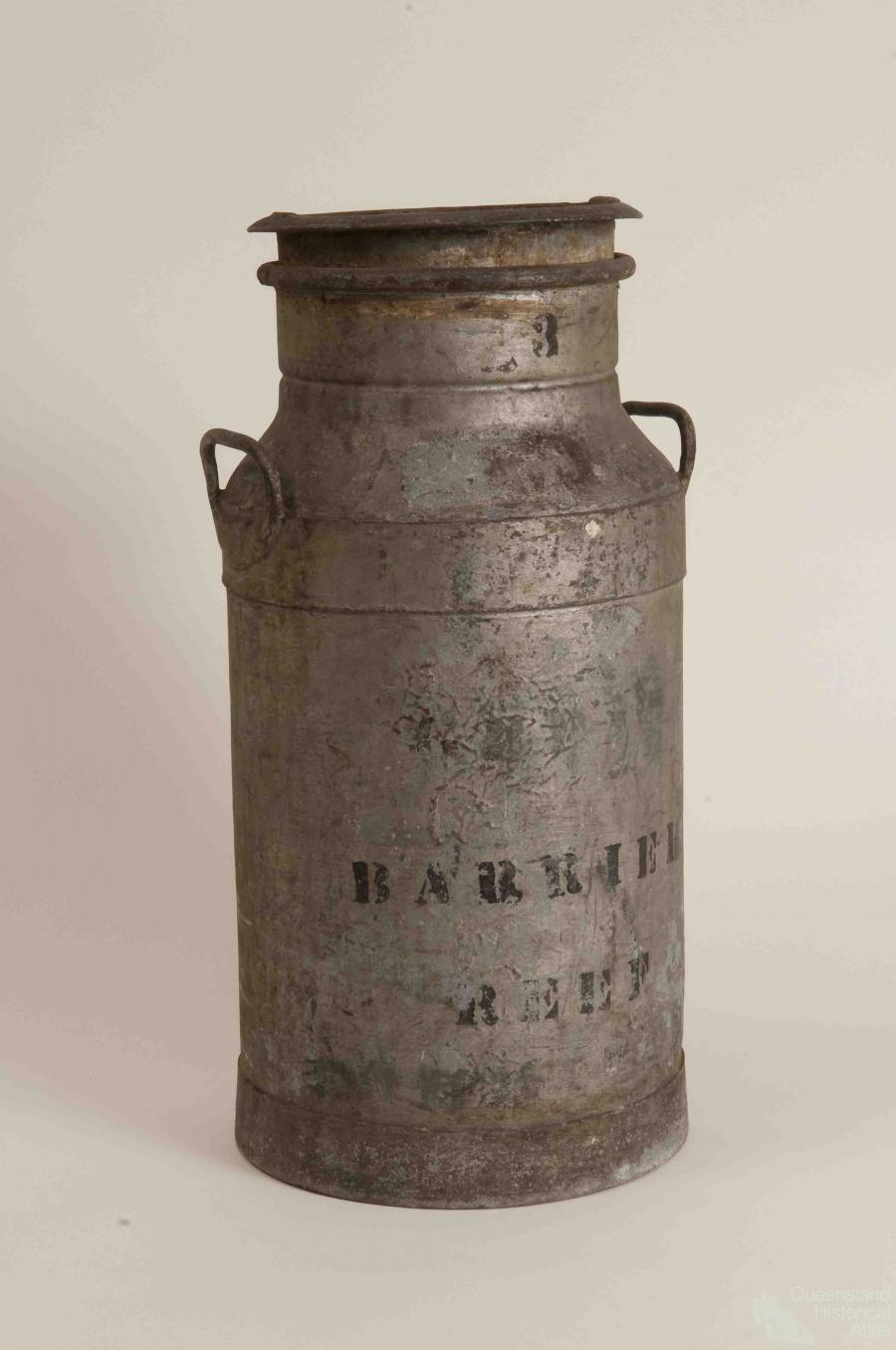 Barrier Reef milk urn Queensland Historical Atlas
