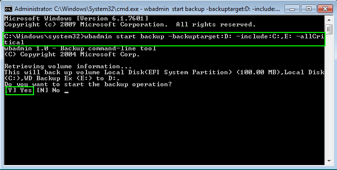 Two Ways to Create Data Backup Using CMD in Windows 10/8/7