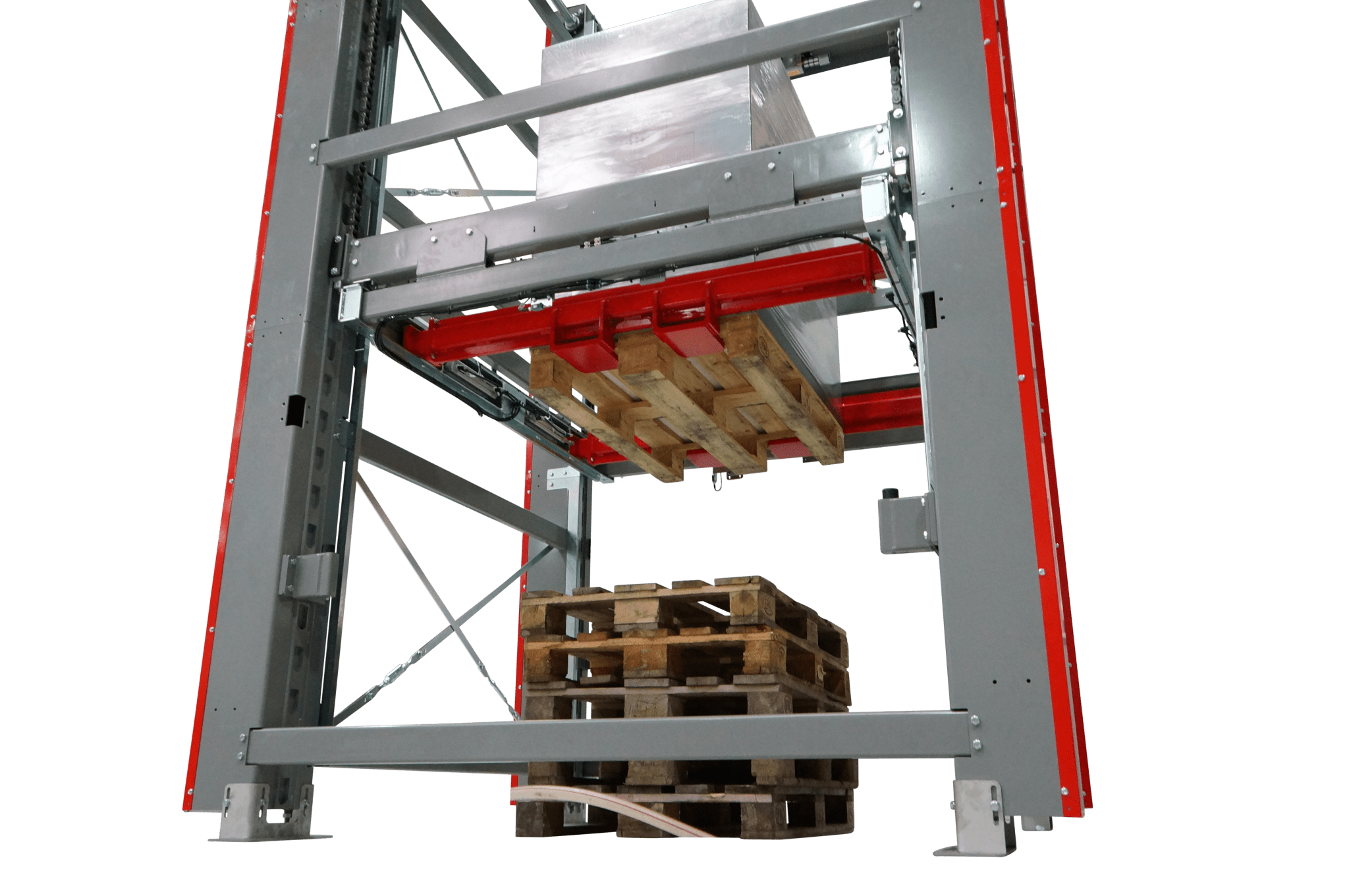 Prorunner mk10PS extremely compact automatic pallet stacker • Qimarox