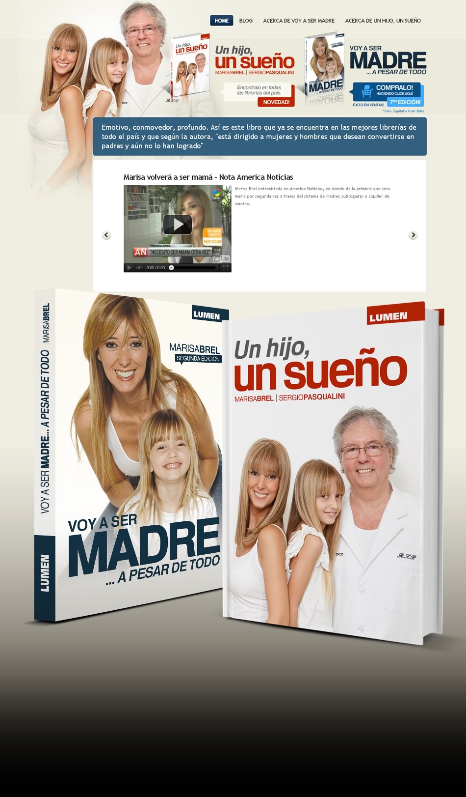 QKStudio Proyecto Diseño web para la periodista Marisa Brel