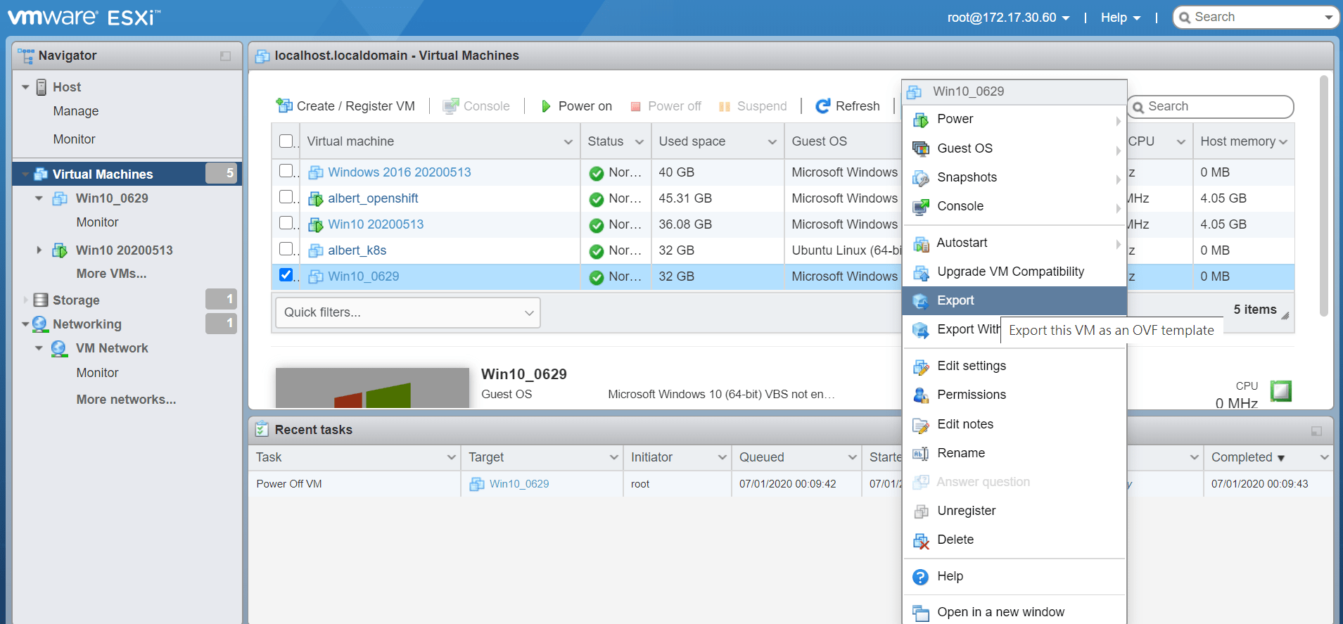 Virtualization Station에 ESXi 가상 머신을 가져오는 방법 QNAP
