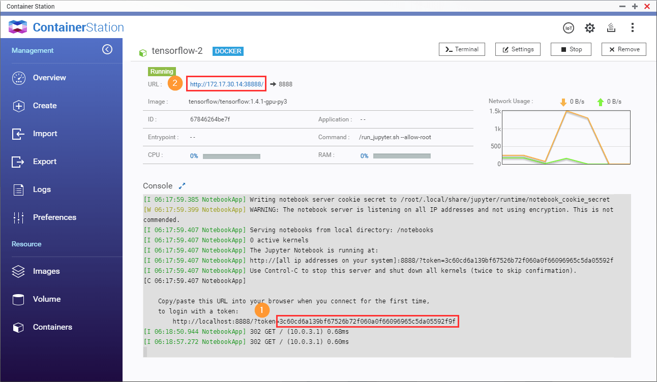 How to use TensorFlow with Container Station QNAP