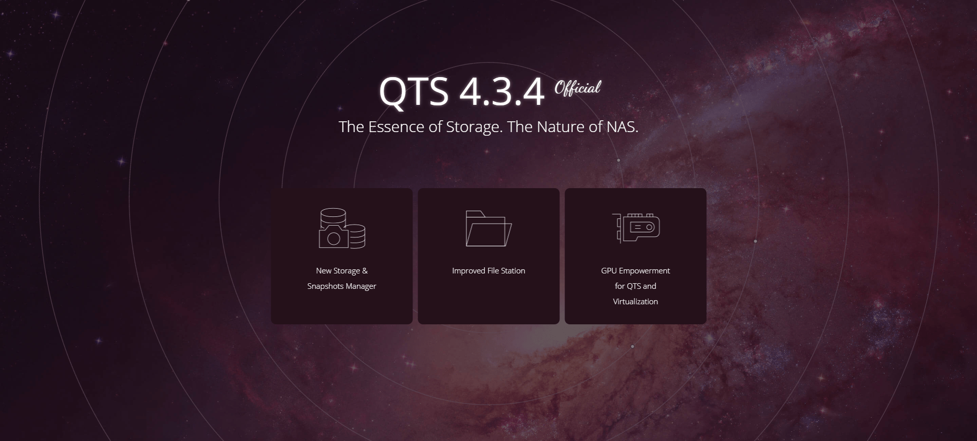 QNAP QTS 4.3.4 Smart NAS Operating System