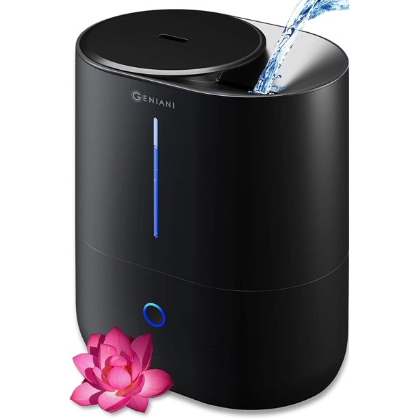 GENIANI Top Fill Cool Mist Humidifiers for Bedroom & Essential Oil
