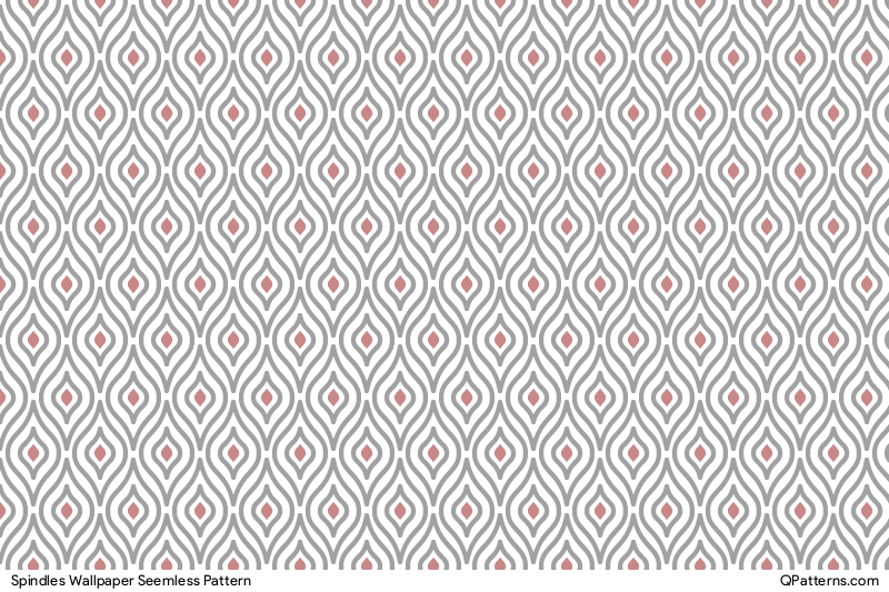 Spindles Wallpaper Seamless Pattern QPatterns
