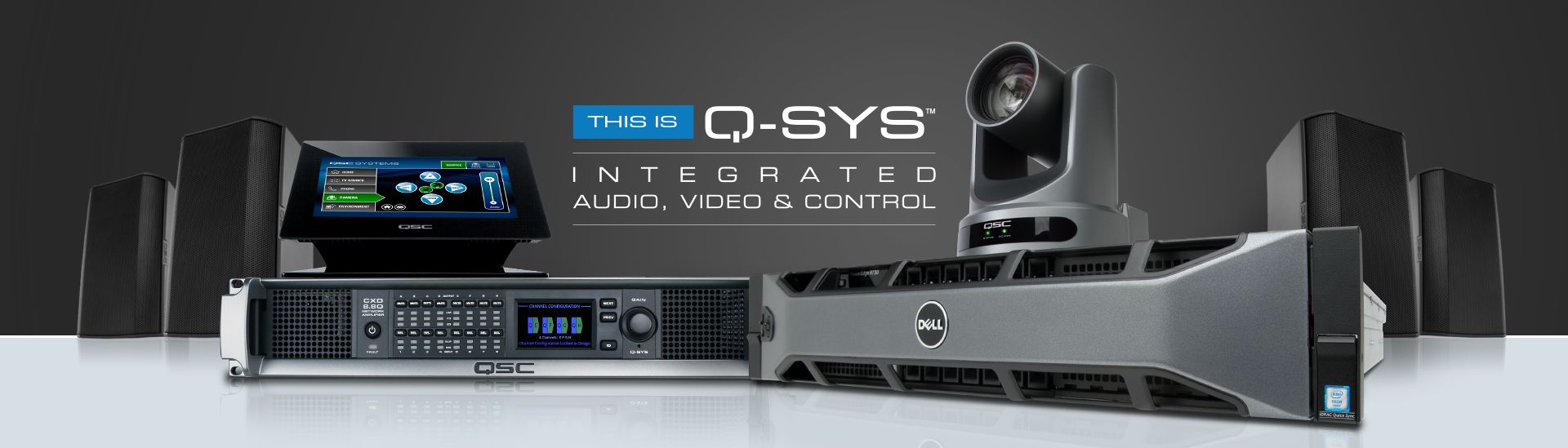 QSC QSYS Platform Integrated Audio, Video & Control