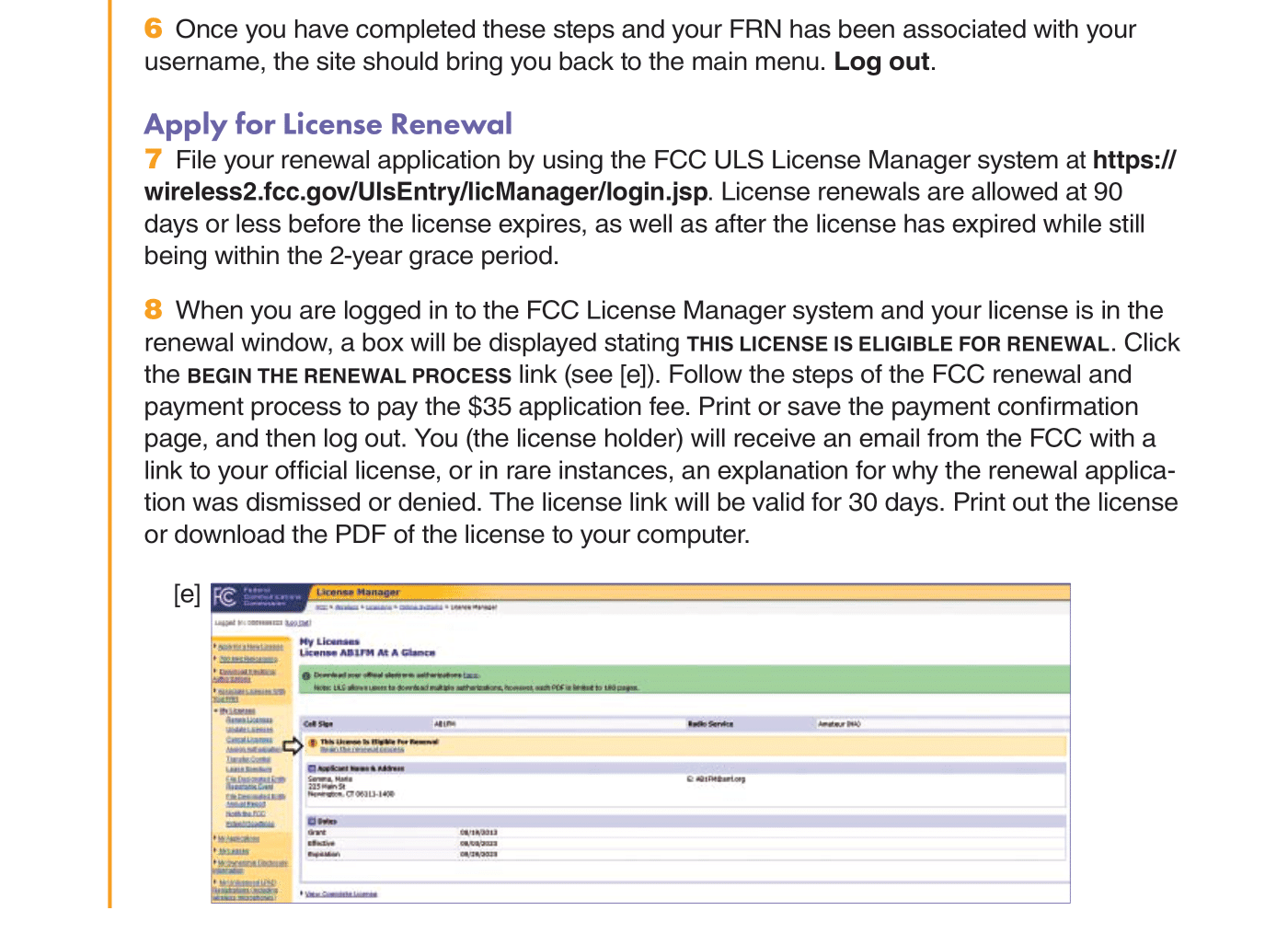 Renew Your License Online
