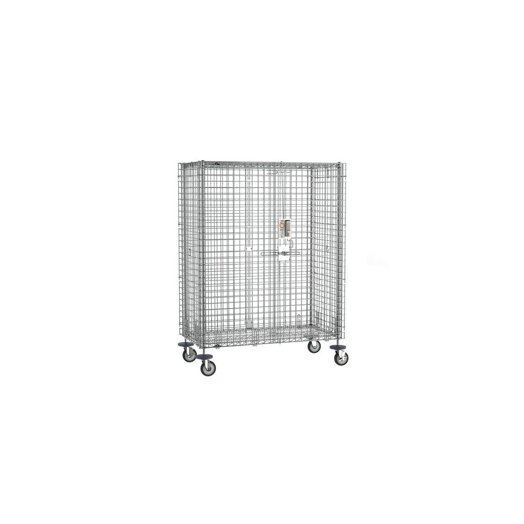 Super Erecta Mobile Security Shelving Unit w/Electronic PIN Lock