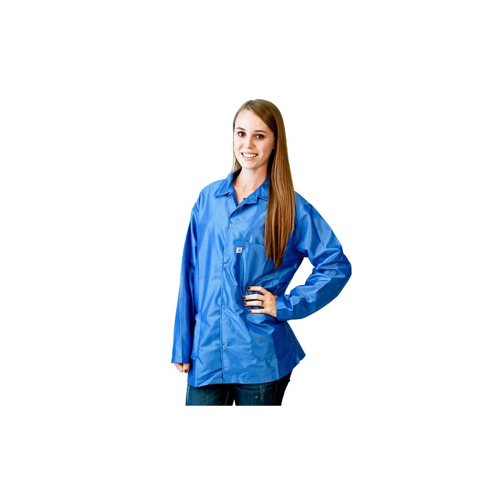 Botron B7334 Lightweight ESD Smock Large White