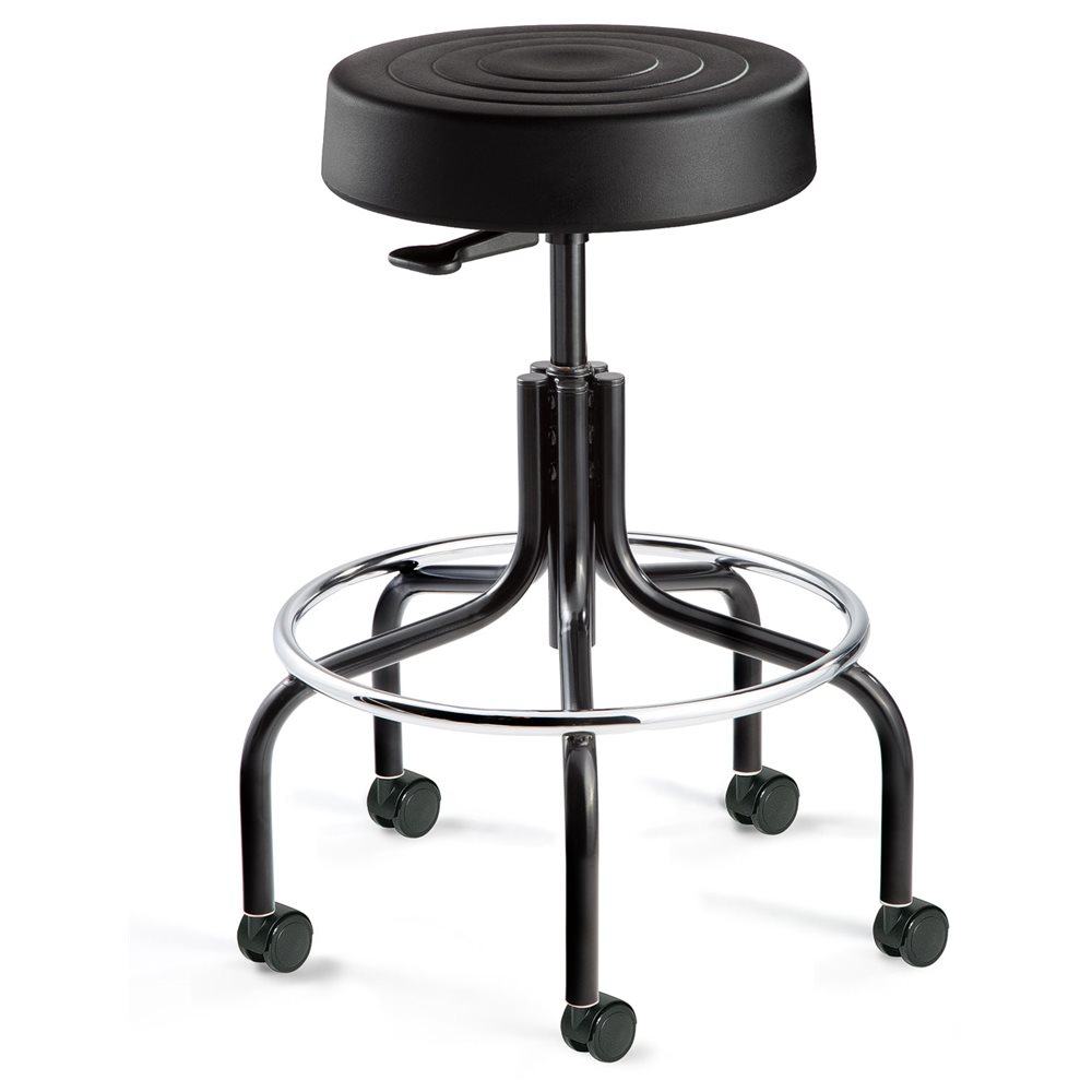Bevco S3200BK ErgoLux Soft Poly S3000 Series Backless Stool