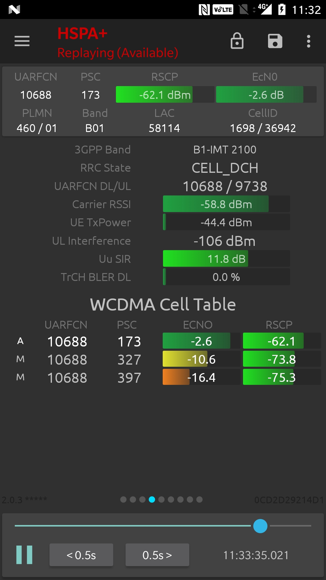 12.2. Logfile replay