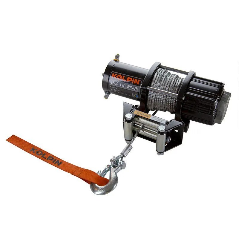 Kolpin Winch Kit 2500 lb Steel Cable Quad Logic