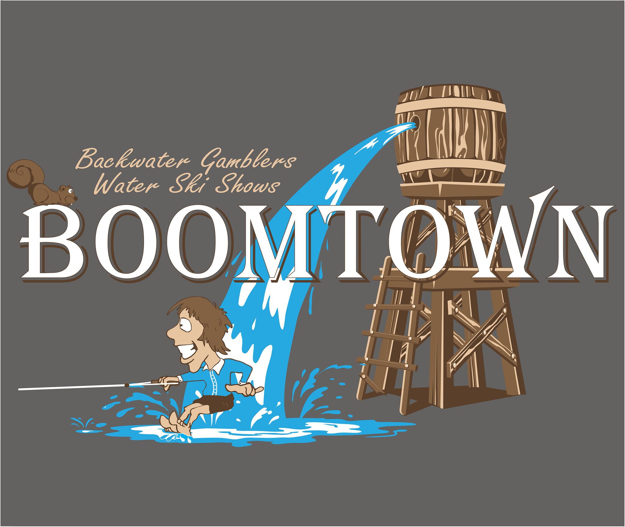 See Backwater Gamblers Water Skiing Tonight! Quad