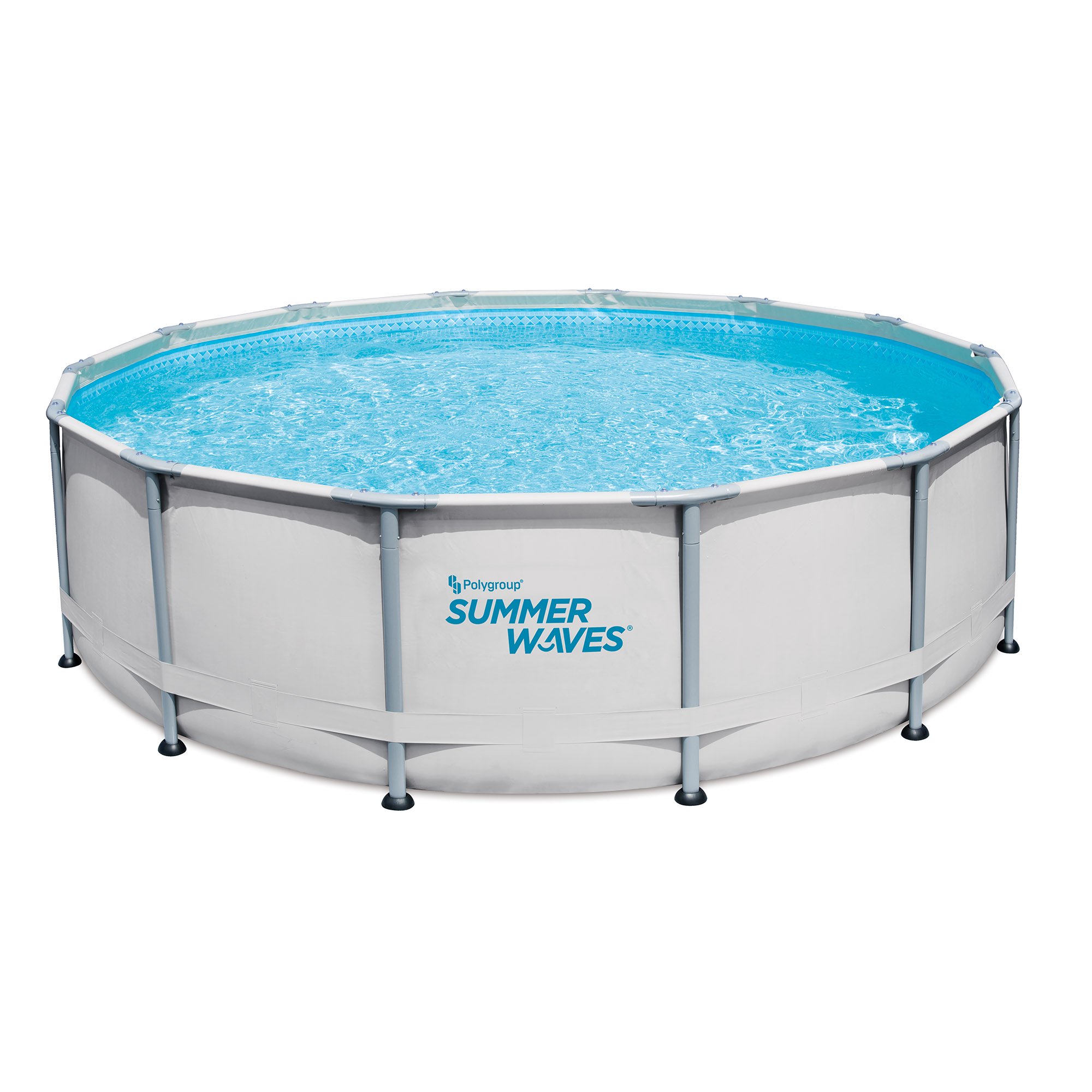 Summer Waves® 14′ x 42″ Elite Frame Pool with Filter Pump, Cover, and