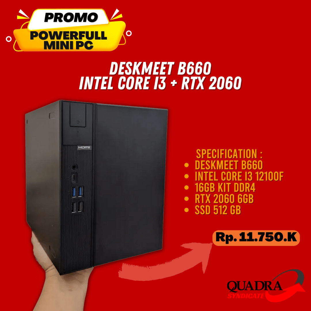 Asrock DeskMeet B660 Mini PC | Quadra Computer