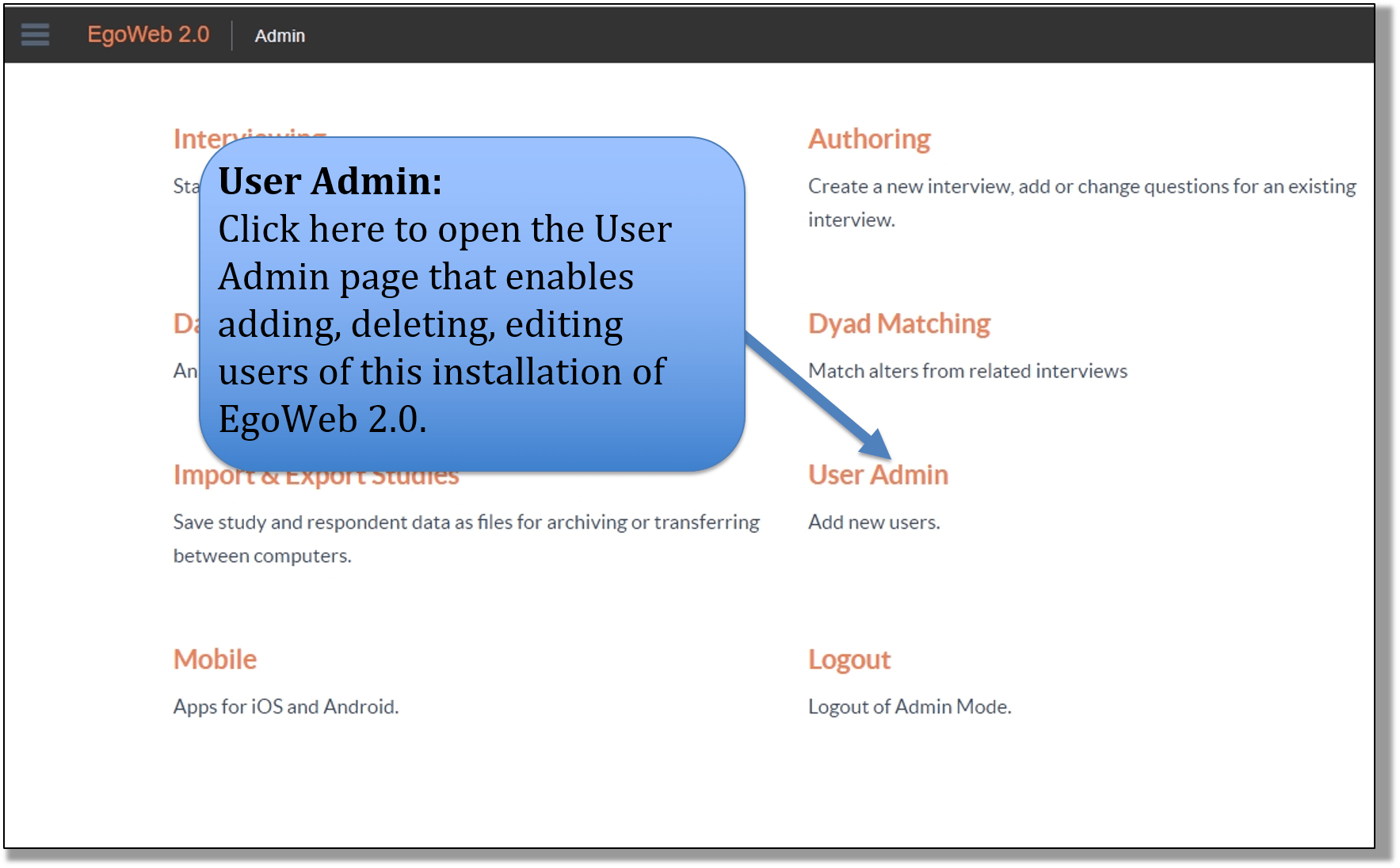 useradmin [EgoWeb 2.0 wiki]