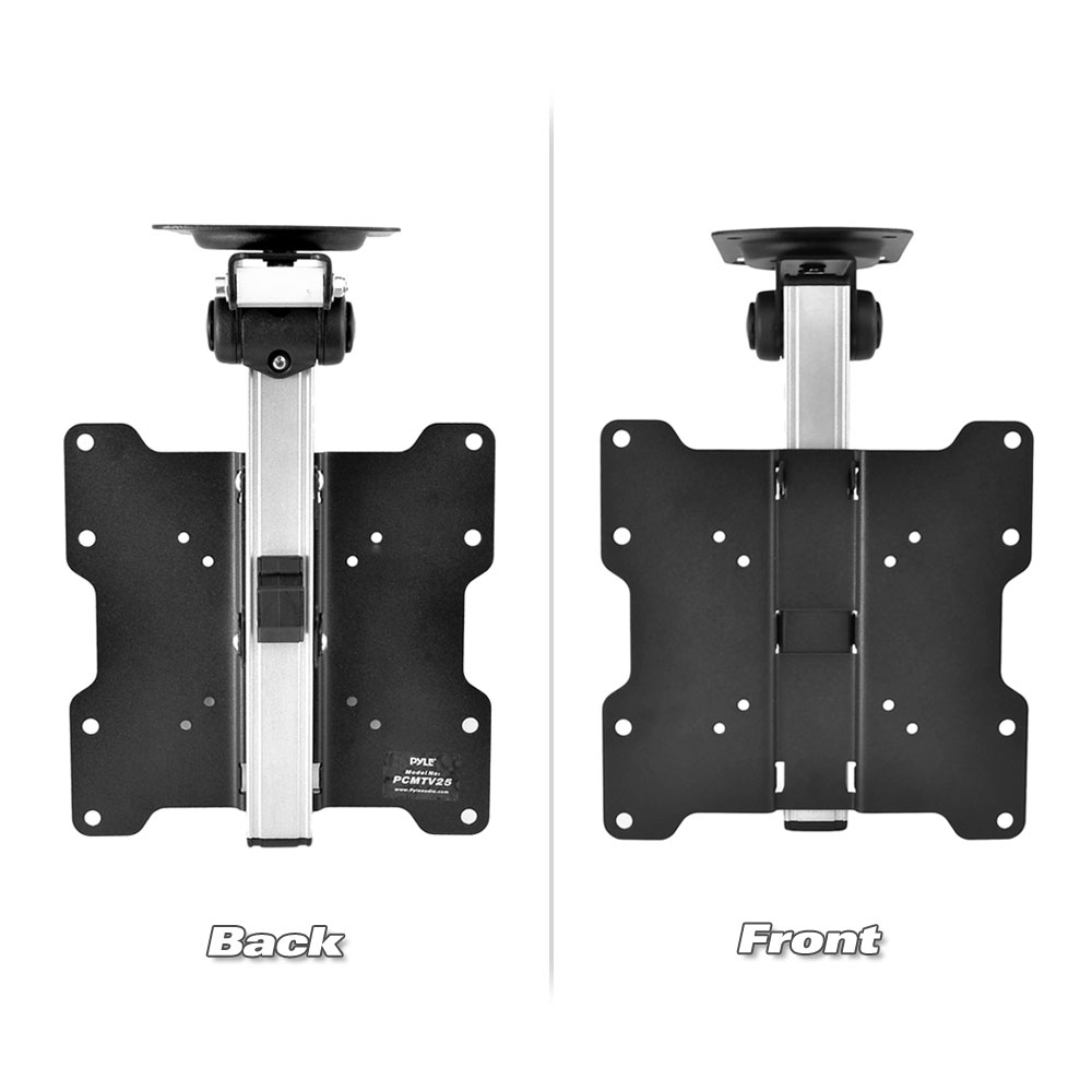 NEW Pyle PCMTV25 Universal Folding HideAway TV Ceiling Mount Fit 17