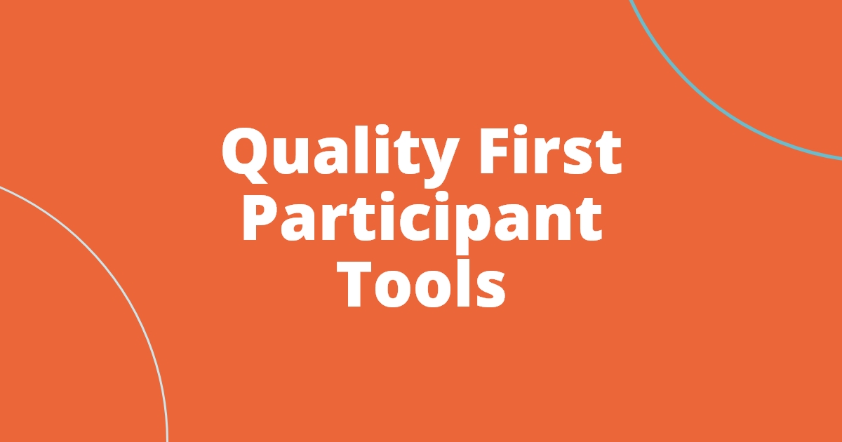 Quality First Participant Guide Quality First