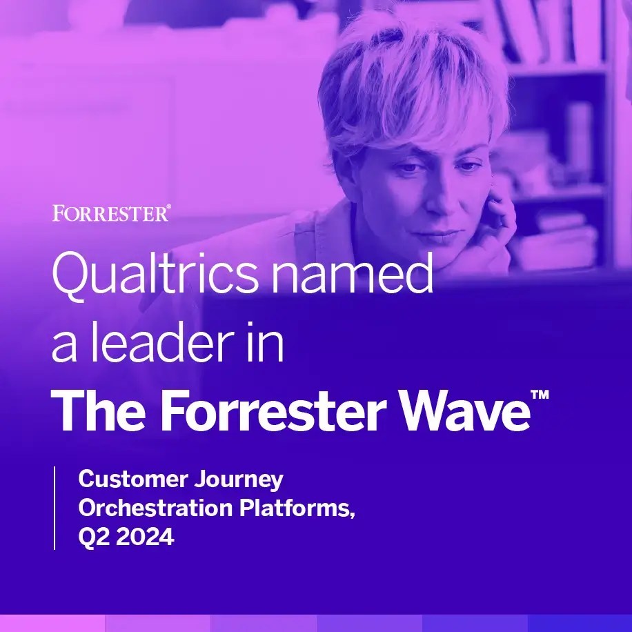 Qualtrics Named Leader in Forrester CJO Platform Wave
