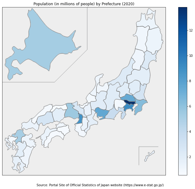 The Largest Prefectures in Japan by Population