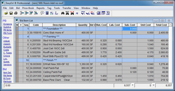 Quantity Takeoff Construction takeoff software