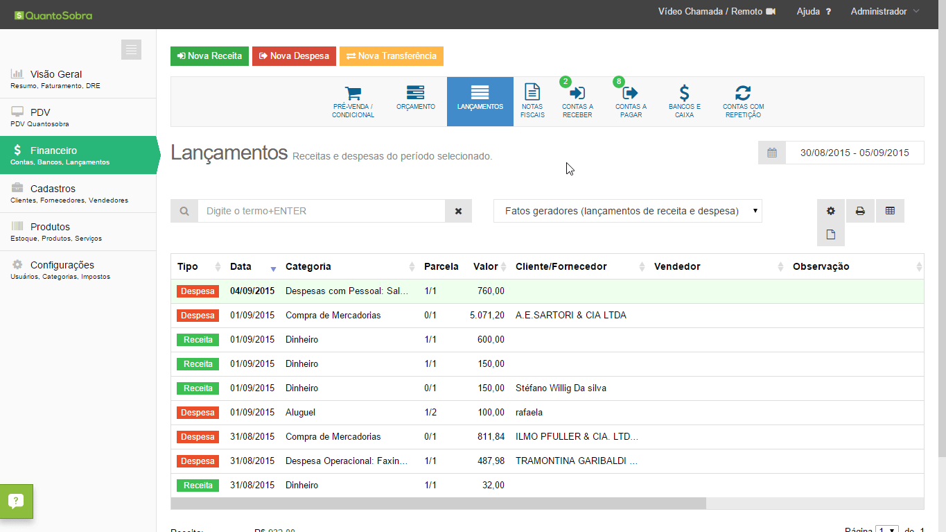Sistema para Loja Controle e Gestão Loja de Roupas, Ferragens etc
