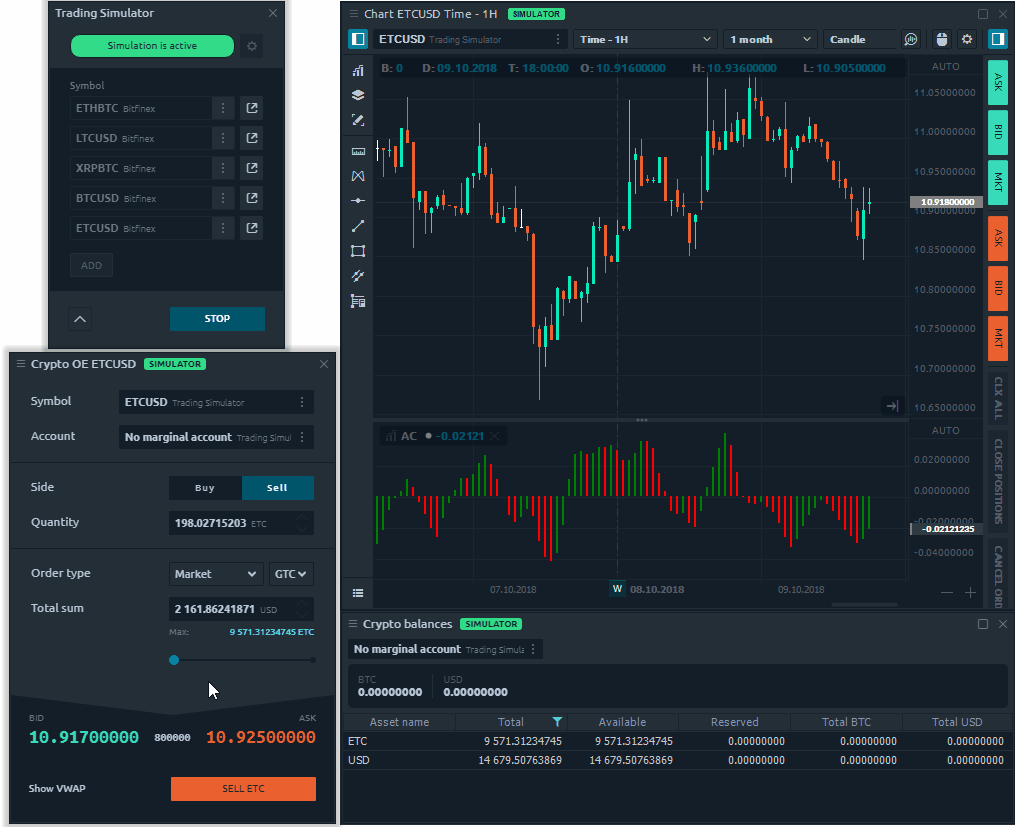 New features are ready Account Performance, demo trading for cryptos