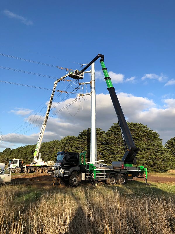 Trailer Mounted Cherry Picker Quantum comms