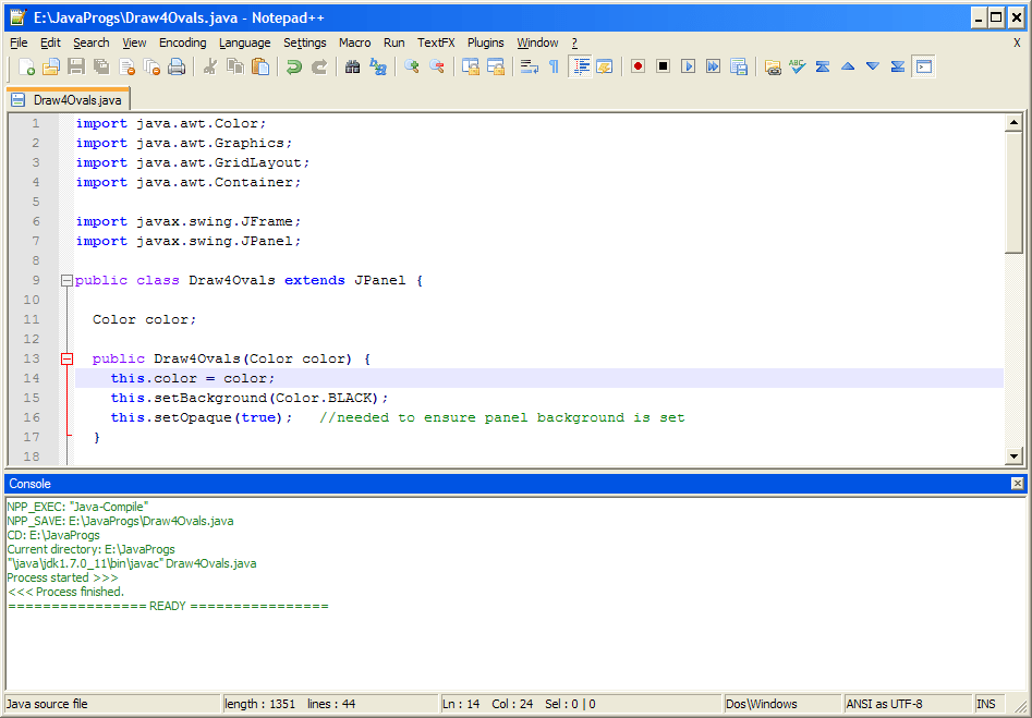 Notepad As A Java Ide Scripsi My Writings