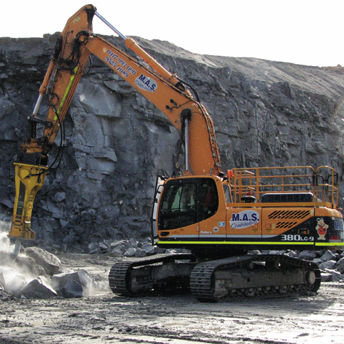 The tools for breaking bigger rocks faster Quarry