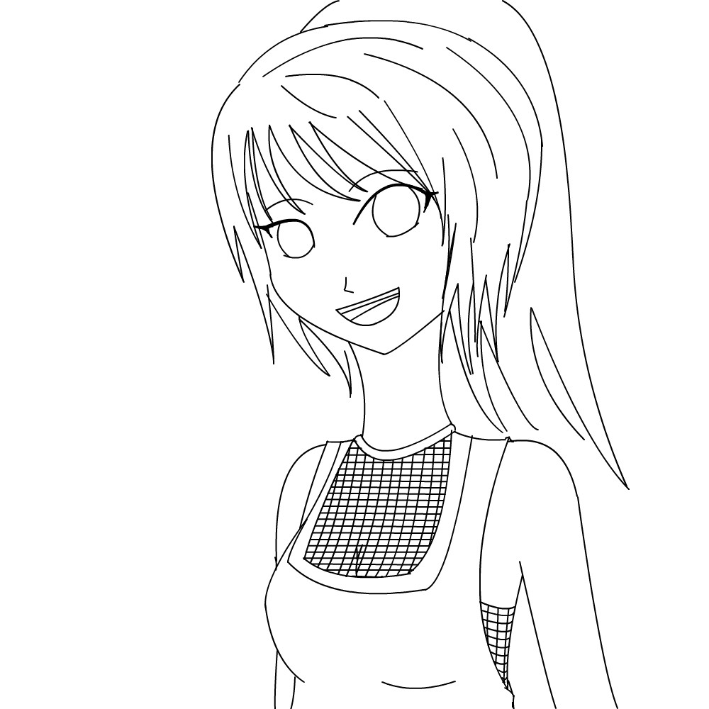 Ninja girl ← an anime Speedpaint drawing by RitaSama Queeky draw