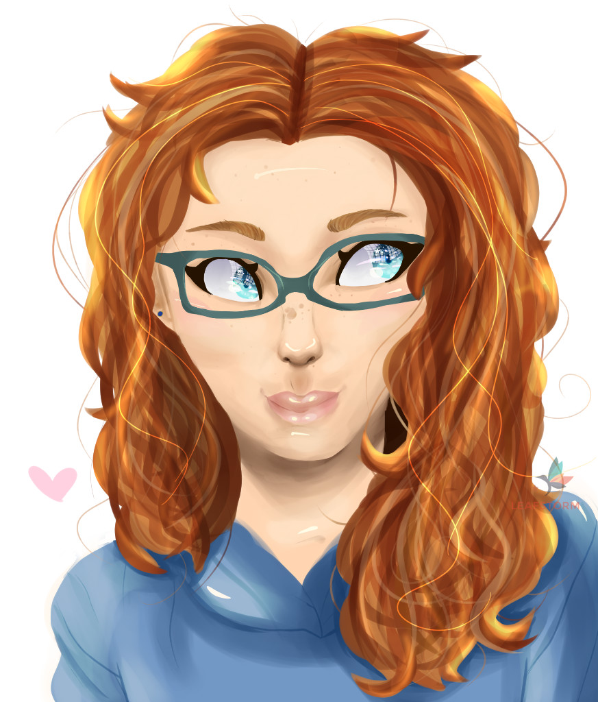 Elana ← a portrait Speedpaint drawing by Leafstorm Queeky draw & paint