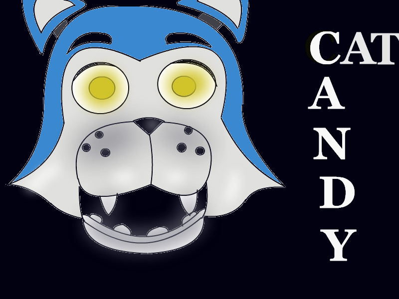 Candy Cat ← a fanart Speedpaint drawing by Nightshade1607 Queeky