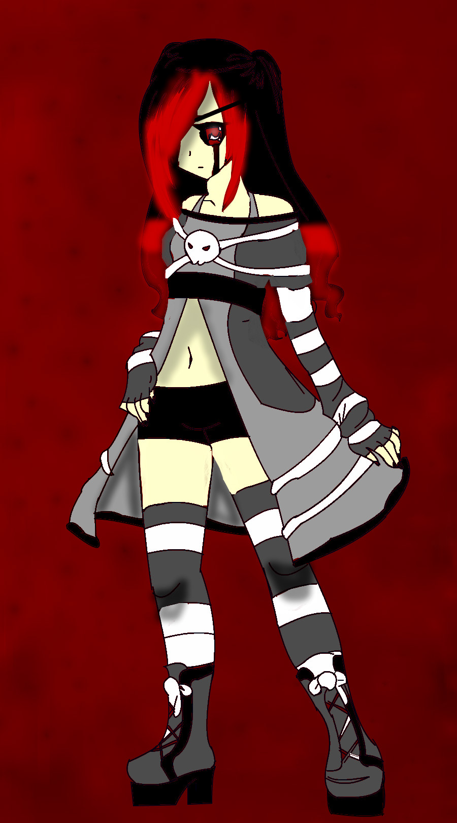 My creepypasta ← an anime Speedpaint drawing by Nepeta58 Queeky