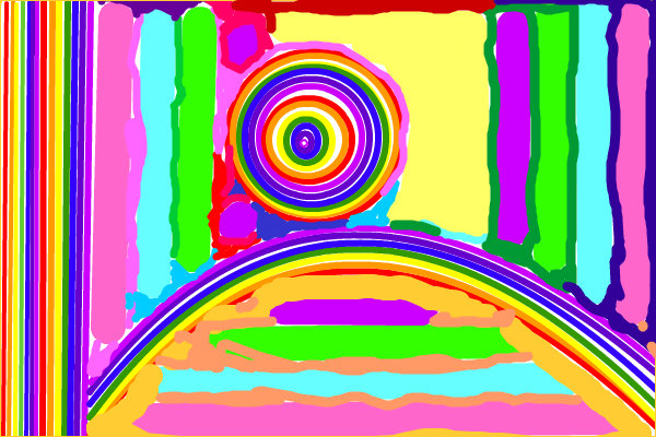 Color Squad 2 ← an abstract Speedpaint drawing by Megajam Queeky draw & paint