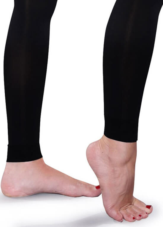 Preggers Maternity Compression Leggings in Black Queen Bee