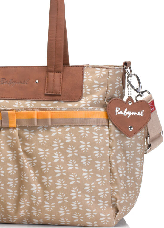Cara Baby Nappy Bag in Petal Fawn Print by Babymel