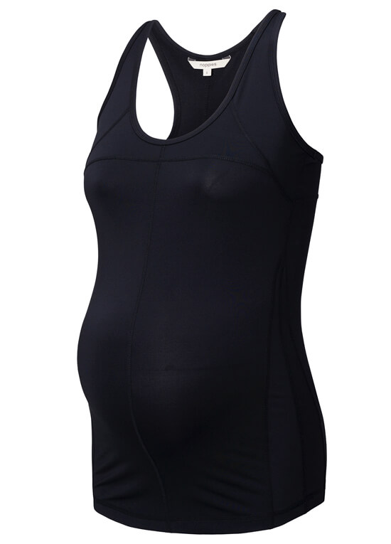 Heath Maternity Active Tank Top in Black by Noppies