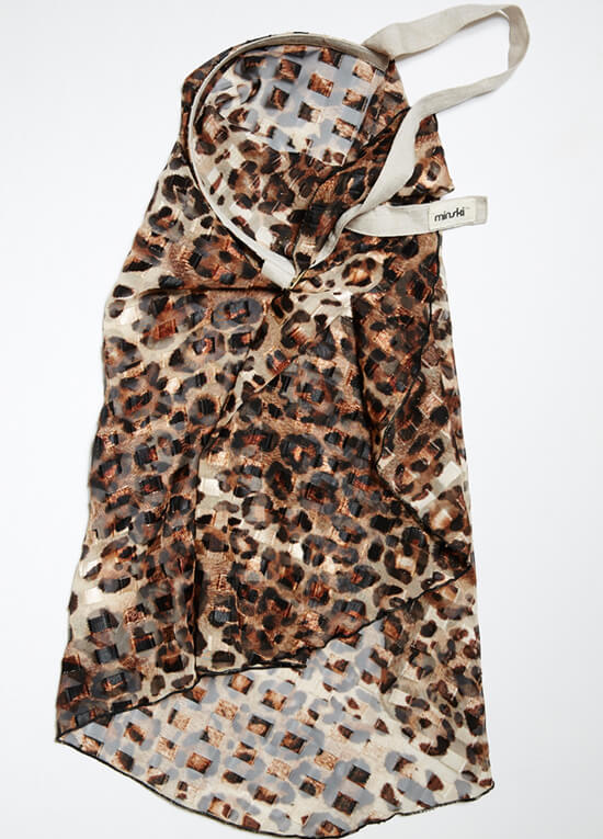 Breastfeeding Cover in Leopard Print by Minski Co