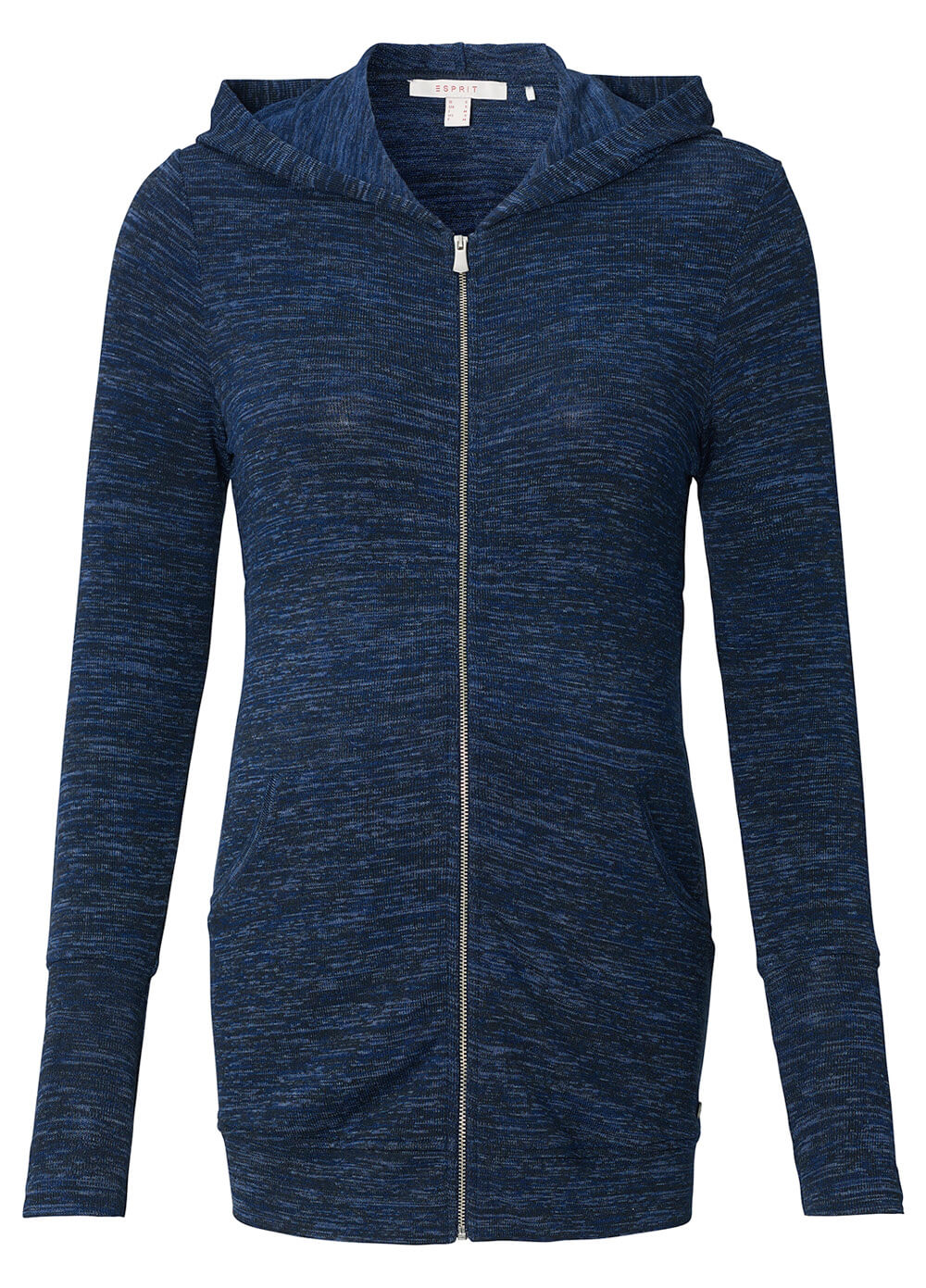 Night Blue Zip Maternity Knit Hoodie by Esprit