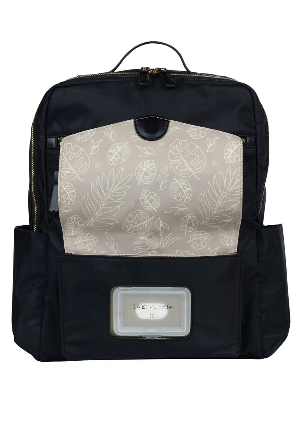 TWELVE little PeekaBoo Backpack in Black Queen Bee