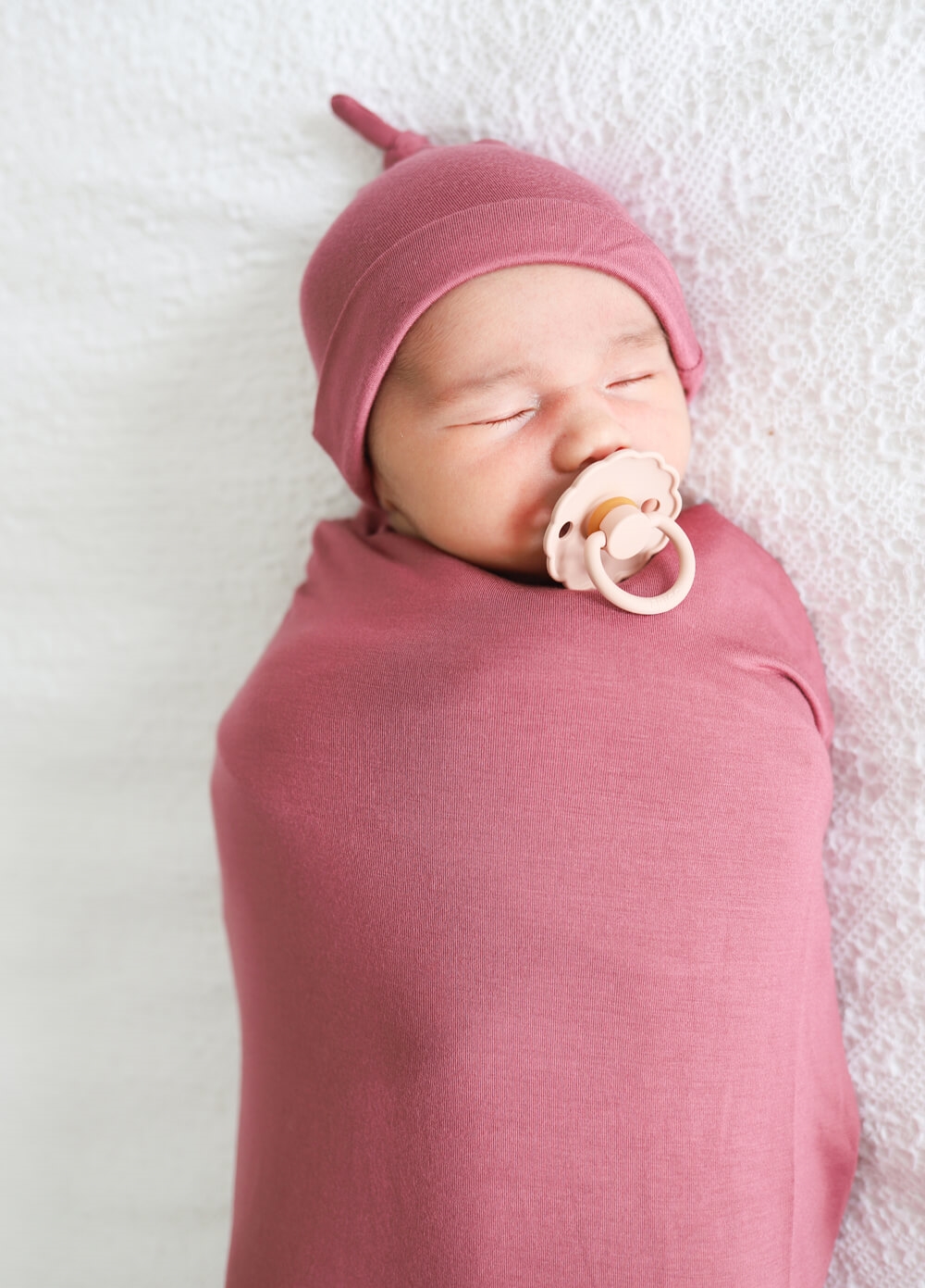 Baby Adore 4piece Pregnancy Robe & Swaddle Set in Rose