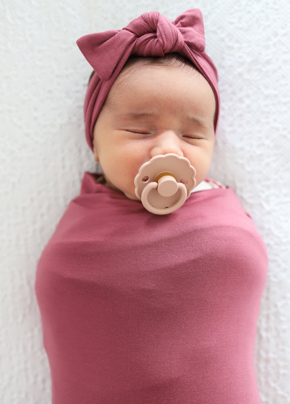 Baby Adore 4piece Pregnancy Robe & Swaddle Set in Rose