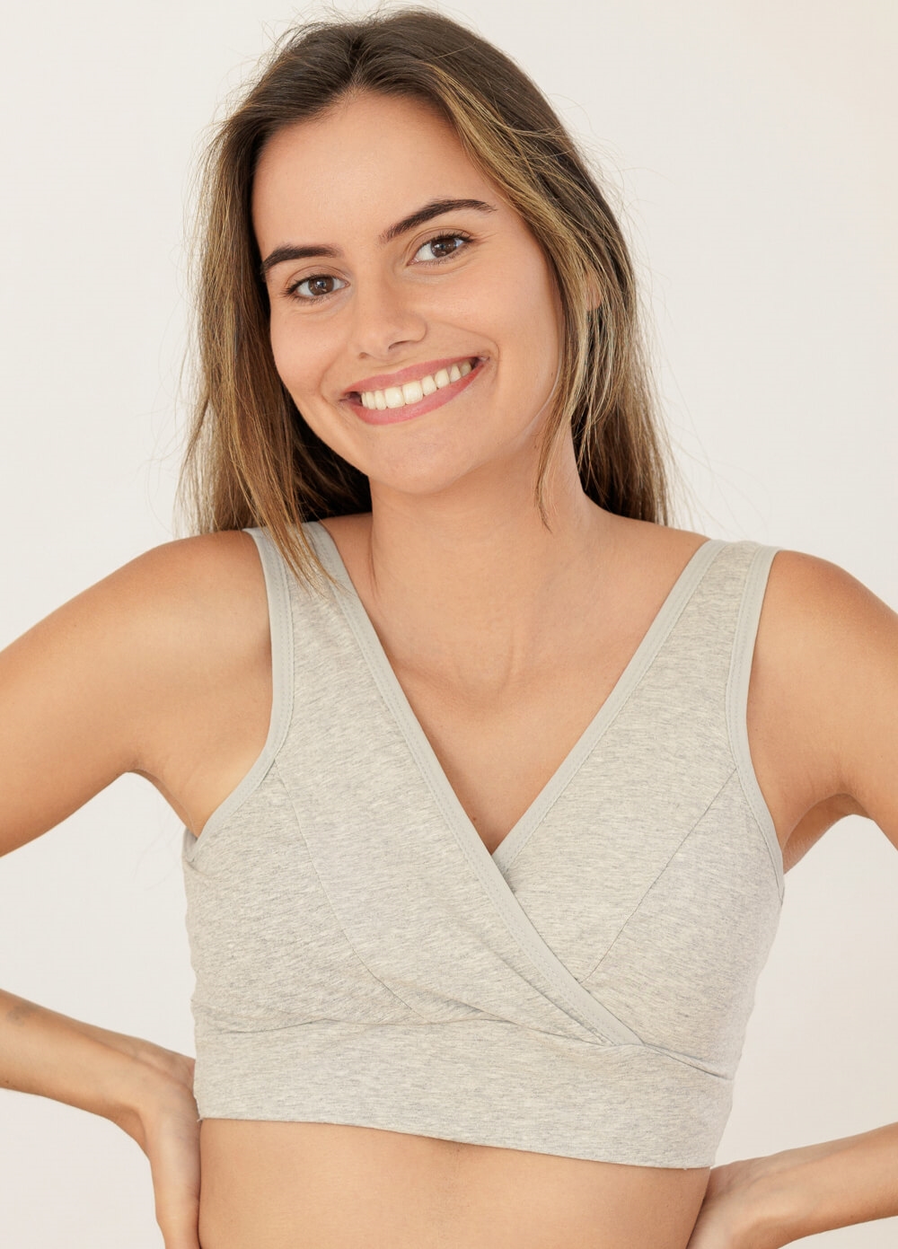 3Pack Embrace Cotton Maternity Nursing Sleep Bra Bundle Queen Bee